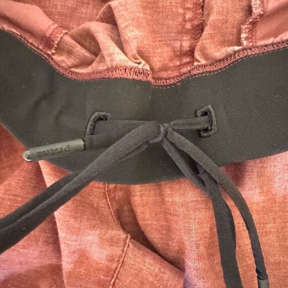 PrAna Breathe Pants Pull On Relaxed Fit Unisex  Gray / Black Outdoor SZ M #2463 - Picture 9 of 10